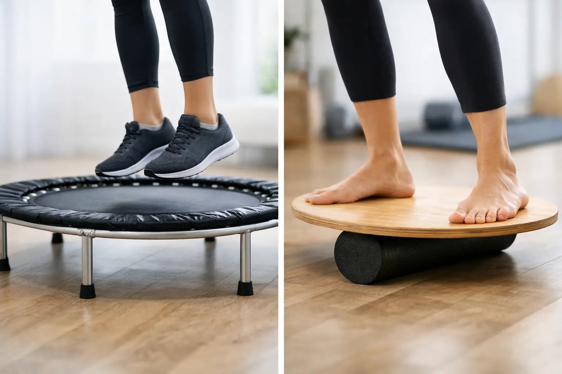 Trampoline Versus Balance Board: Which Helps?