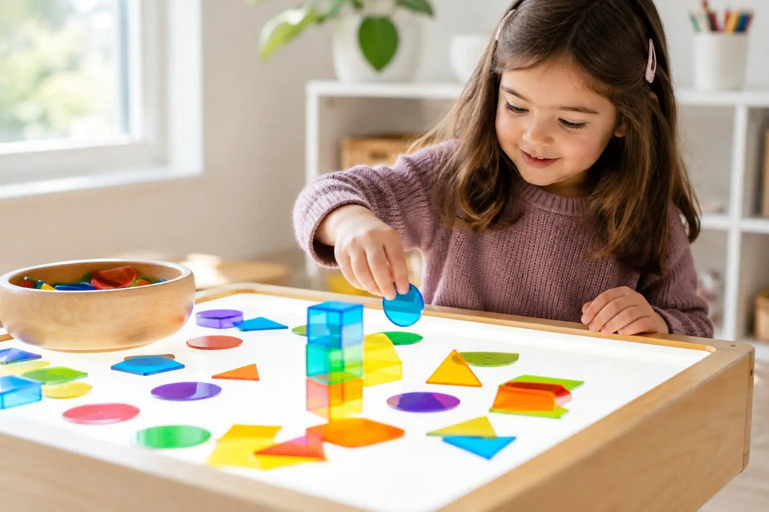 How to Use a Light Table for Play and Learning - My Therapy Essentials