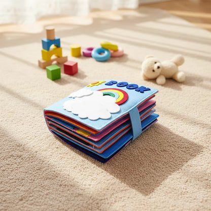 Montessori Quiet Book – Sensory Learning Book for Toddlers