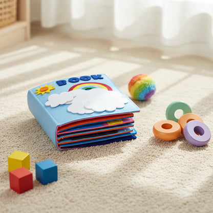 Montessori Quiet Book – Sensory Learning Book for Toddlers