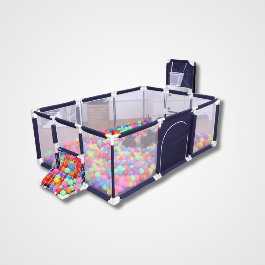 Kids Play Pen with Basketball Hoop 1.8m x 1.2m